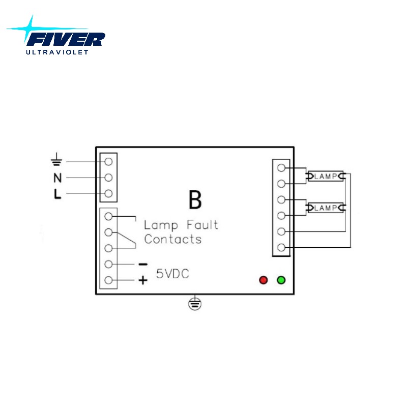 320W uv lamp ballast diagram