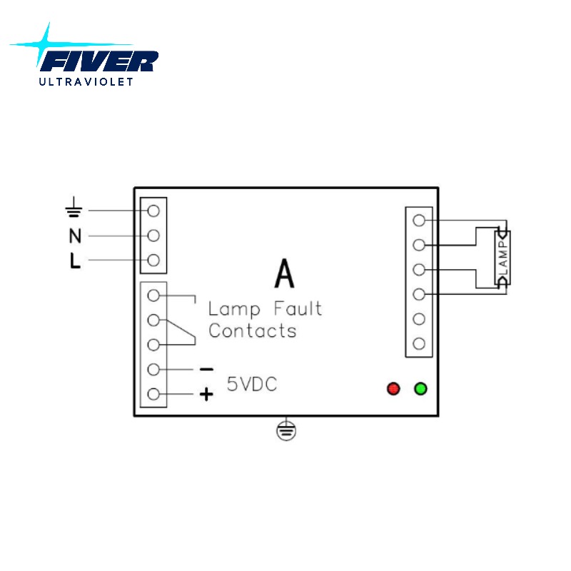 uv water sterilizer ballast PH9-2100-320 wiring diagram