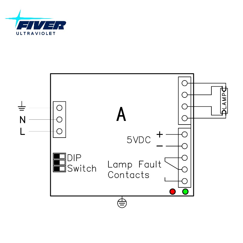 Wiring Diagram for 500W UV Ballast PH10-AL-500