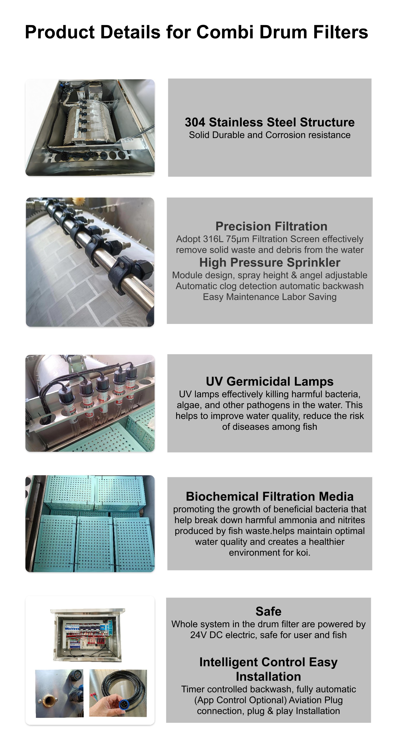 Customized 100T/H Gravity-fed Water Filter Automatic Zoo Drum filter .jpg