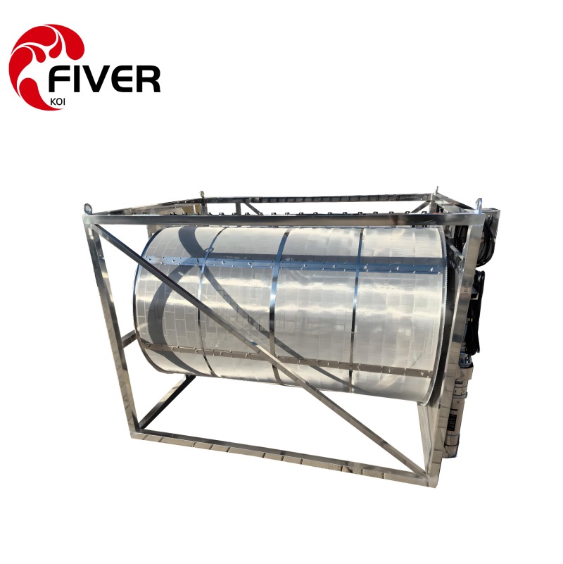 300T/H Open Type Drum Filter Solid Removal From Aquaculture Water.jpg