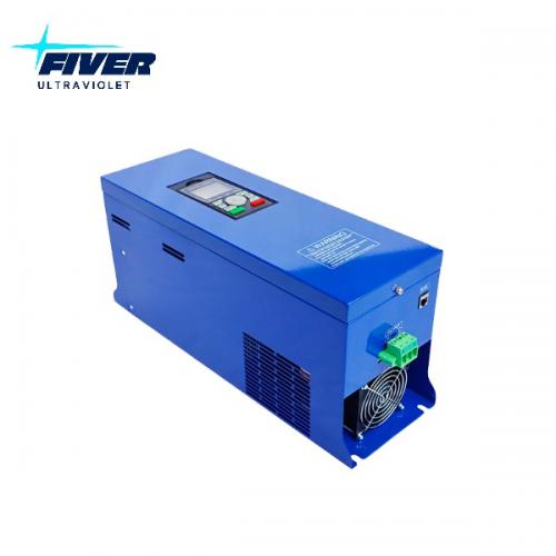 How can UV ballasts with advanced I/O and communication features be integrated into existing systems?